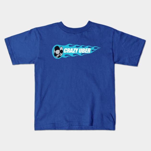 Crazy Uber Kids T-Shirt by ZombieMedia